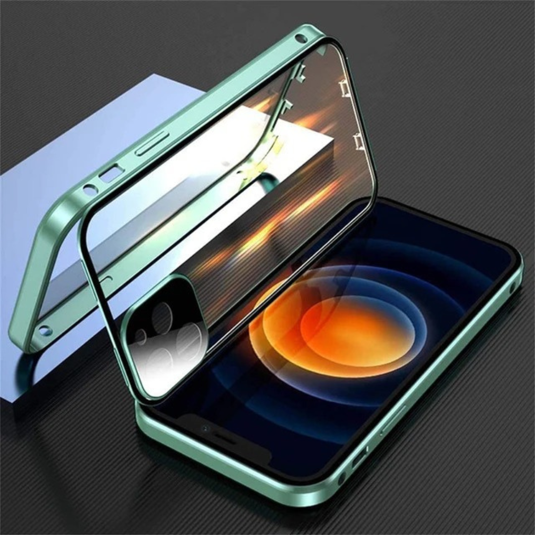 Privacy iPhone Magnetic Glass Phone Case With 360° Protection (Buy 1 Get 1)