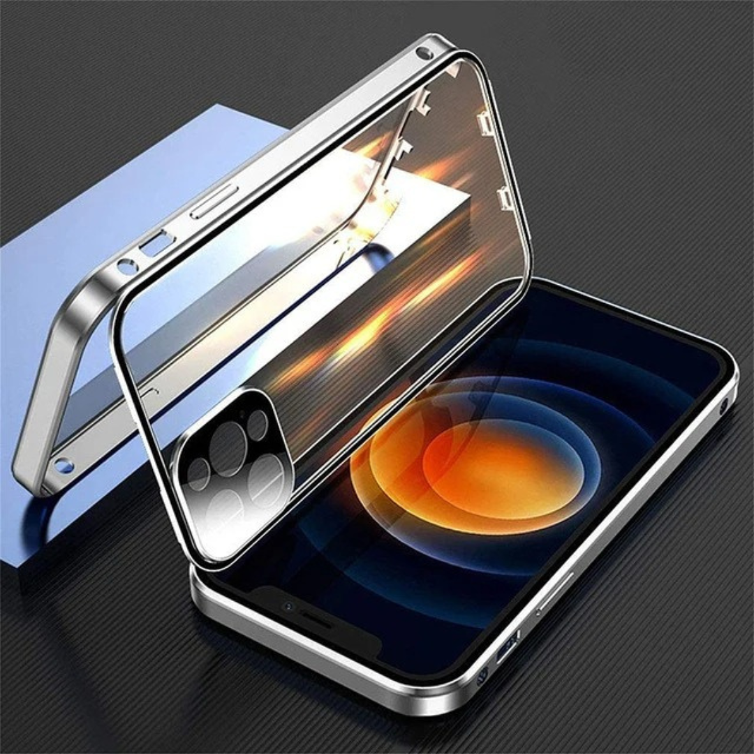 Privacy iPhone Magnetic Glass Phone Case With 360° Protection (Buy 1 Get 1)