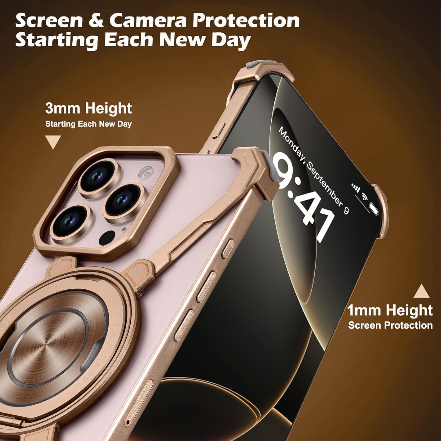 MagFlex Pro™ – Premium Metal Case for iPhone with Kickstand