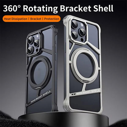 Rotating Bracket Shell Luxury Design Case for iPhone