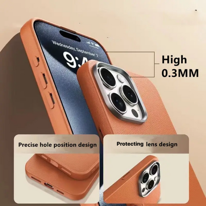 Luxurious Premium TPU Leather Case for iPhone