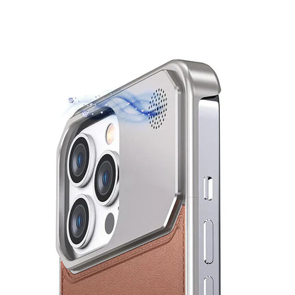 Titanium Leather iPhone Case