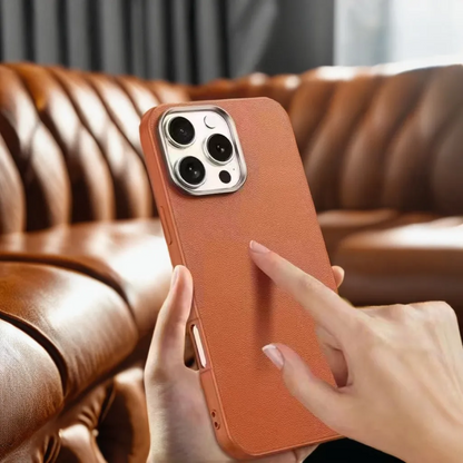 Luxurious Premium TPU Leather Case for iPhone