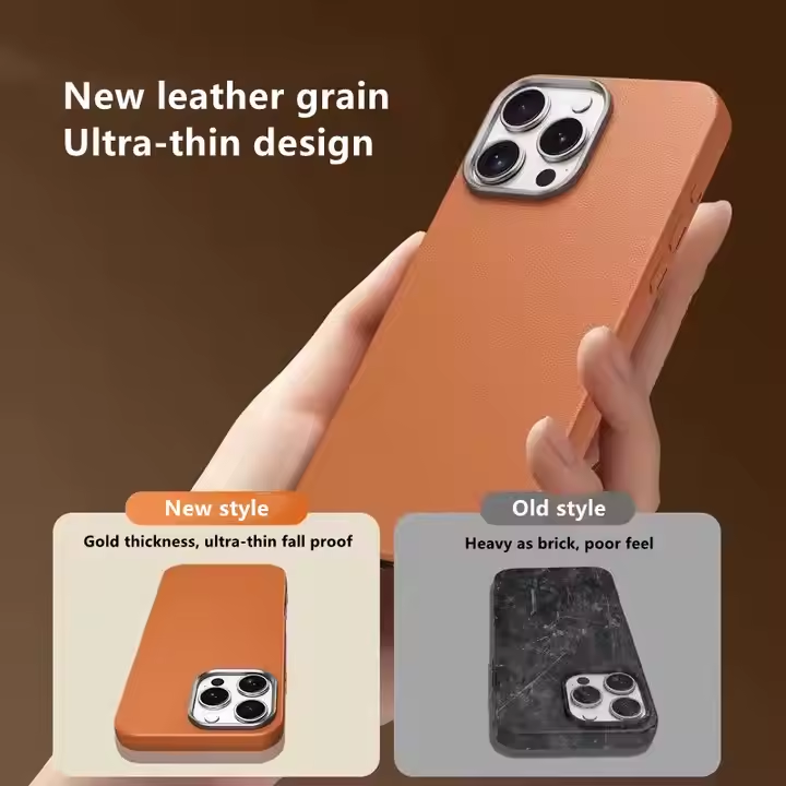 Luxurious Premium TPU Leather Case for iPhone