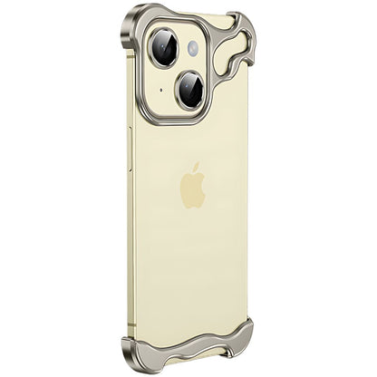 Luxury Minimal Metal Titanium Bumper Case for iPhone