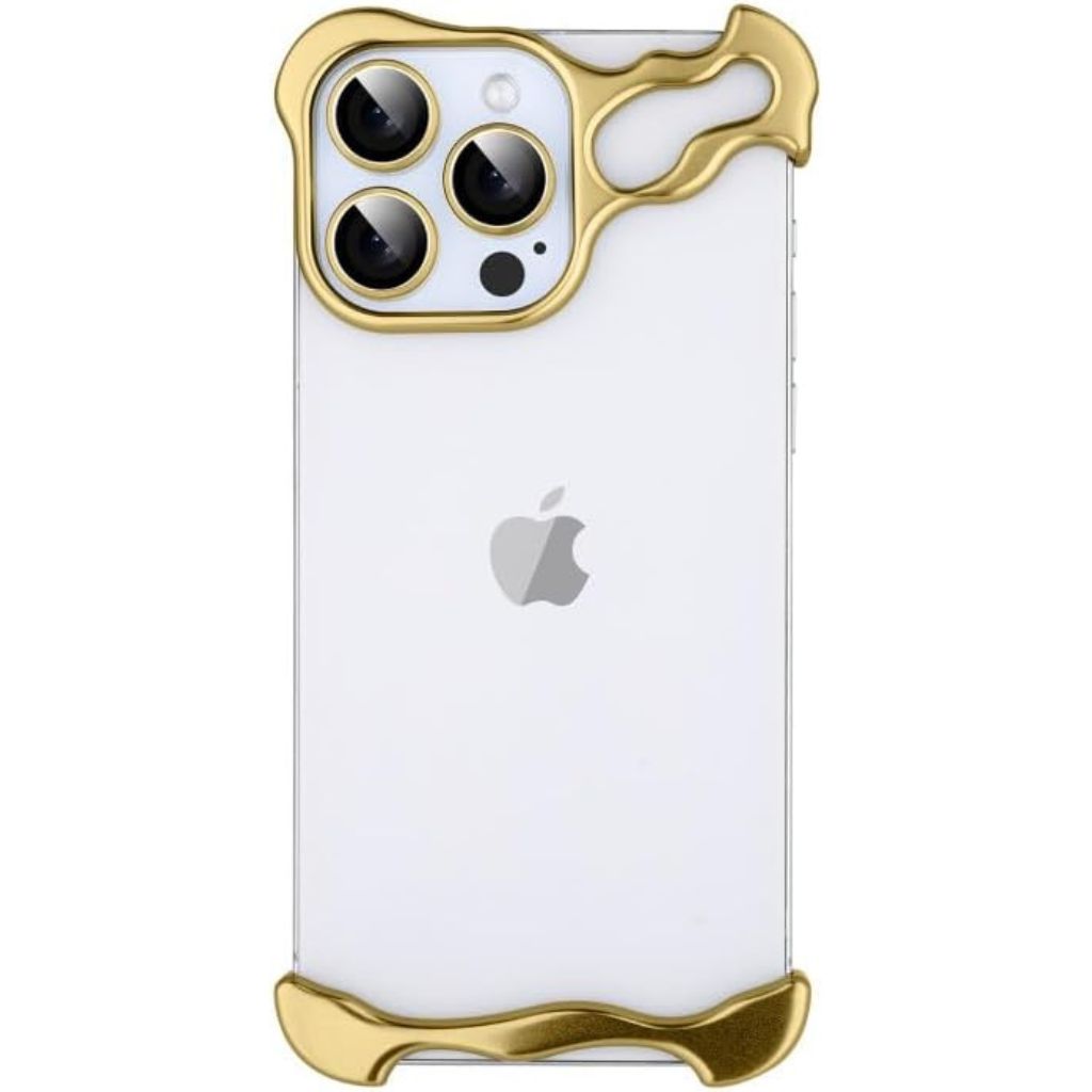 Luxury Minimal Metal Titanium Bumper Case for iPhone